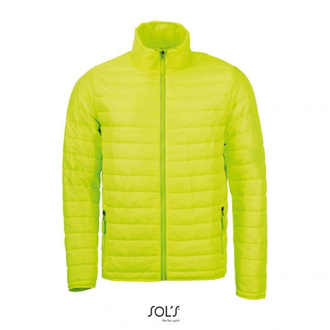 Sol's ride men - light padded jacket culoare neon lime marimea l