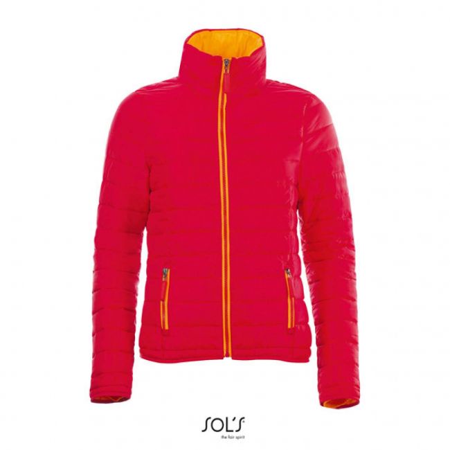 Sol's ride women - light padded jacket culoare red marimea xl