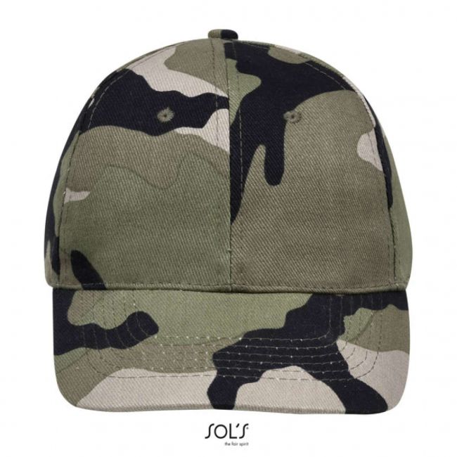 Sol's buffalo - six panel cap culoare camo marimea u