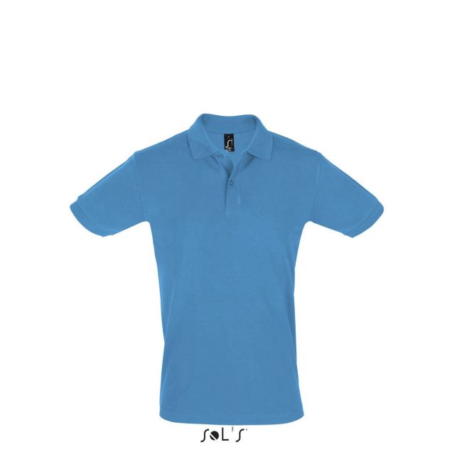 Sol's perfect men - polo shirt culoare aqua marimea xl