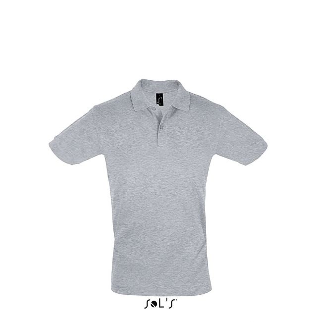 Sol's perfect men - polo shirt culoare grey melange marimea m