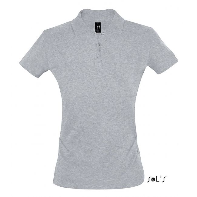 Sol's perfect women - polo shirt culoare grey melange marimea l