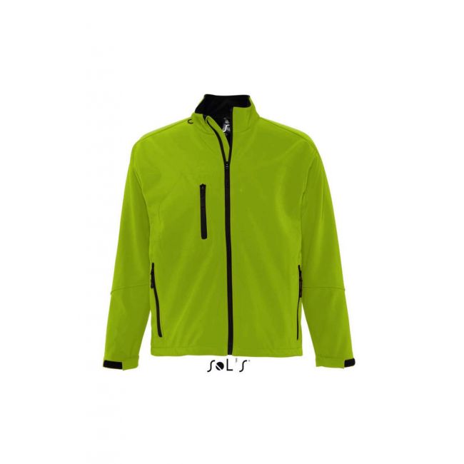Sol's relax - men's softshell zipped jacket culoare green absinthe marimea 2xl