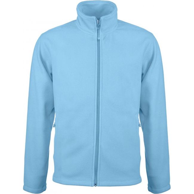 Falco - full zip microfleece jacket culoare sky blue marimea l