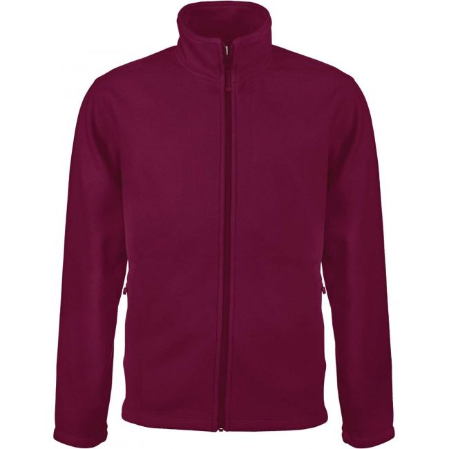 Falco - full zip microfleece jacket culoare wine marimea 2xl