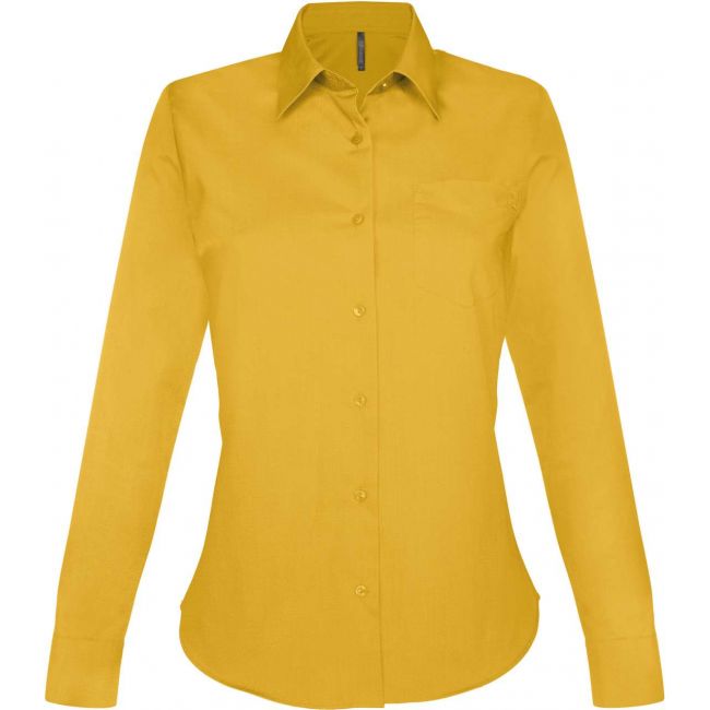 Jessica > ladies' long-sleeved shirt culoare yellow marimea 3xl