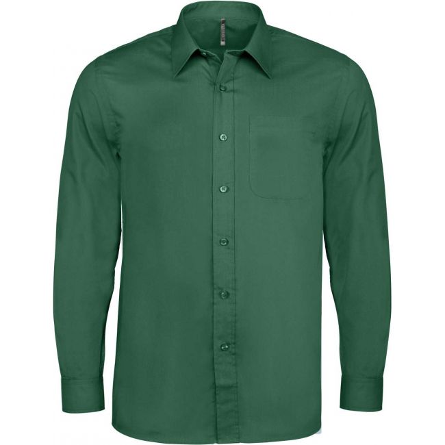 Jofrey > long-sleeved shirt culoare forest green marimea 4xl