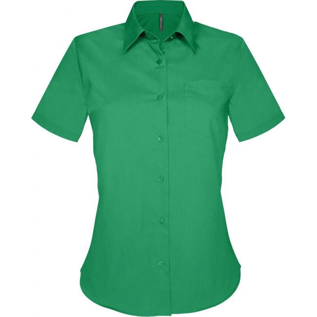 Judith > ladies' short-sleeved shirt culoare kelly green marimea 2xl