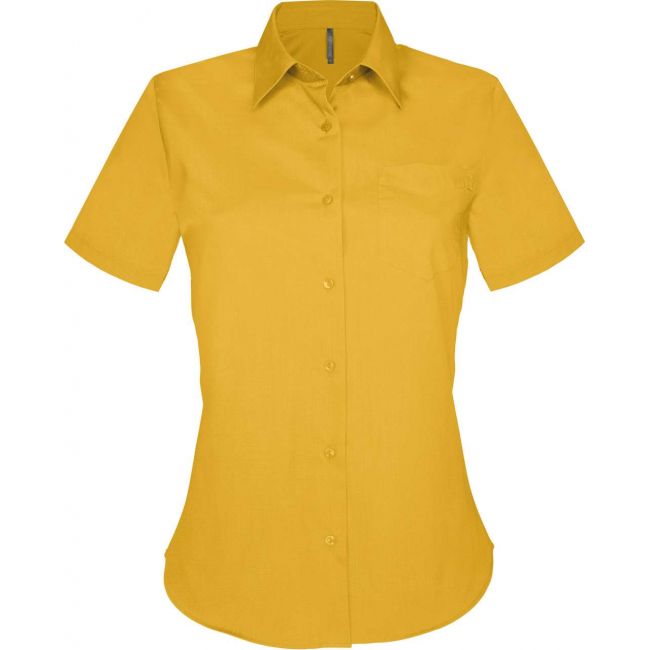 Judith > ladies' short-sleeved shirt culoare yellow marimea 3xl