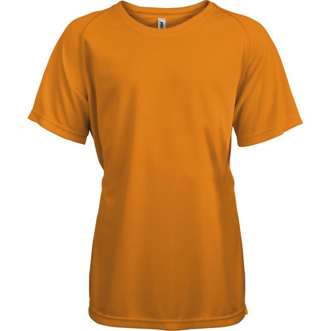 Kids' short sleeved sports t-shirt culoare orange marimea 8/10