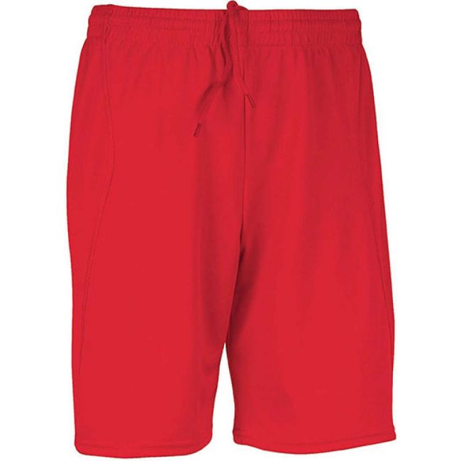 Kids' sports shorts culoare sporty red marimea 6/8