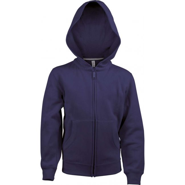 Kids full zip hooded sweatshirt culoare navy marimea 12/14