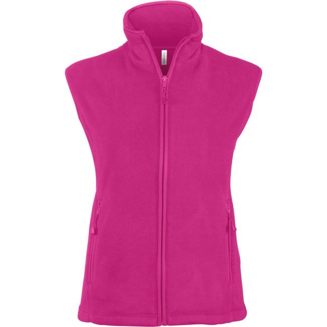 Melodie - ladies' micro fleece gilet culoare fuchsia marimea 3xl