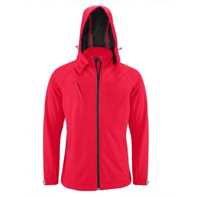 Men's detachable hooded softshell jacket culoare red marimea 3xl
