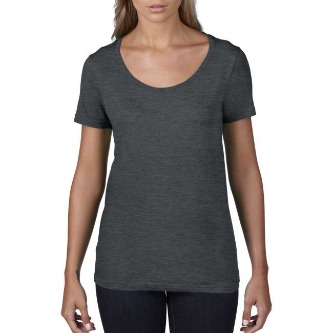 Women’s featherweight scoop tee culoare heather dark grey marimea l