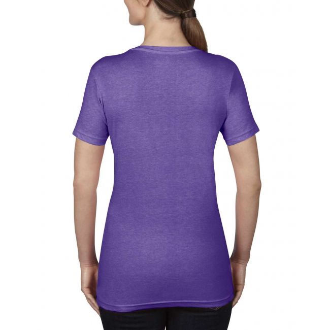 Women’s featherweight v-neck tee culoare heather purple marimea l