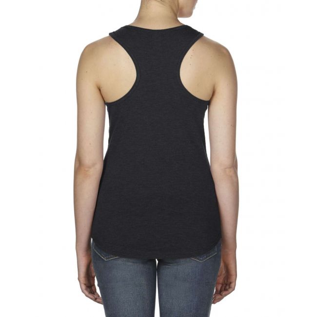 Women’s tri-blend racerback tank culoare black marimea xl