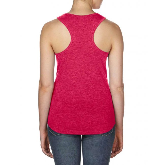 Women’s tri-blend racerback tank culoare heather red marimea l