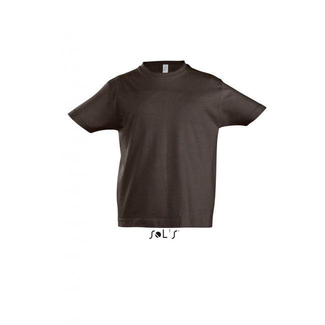 Sol's imperial kids - round neck t-shirt culoare chocolate marimea 10a