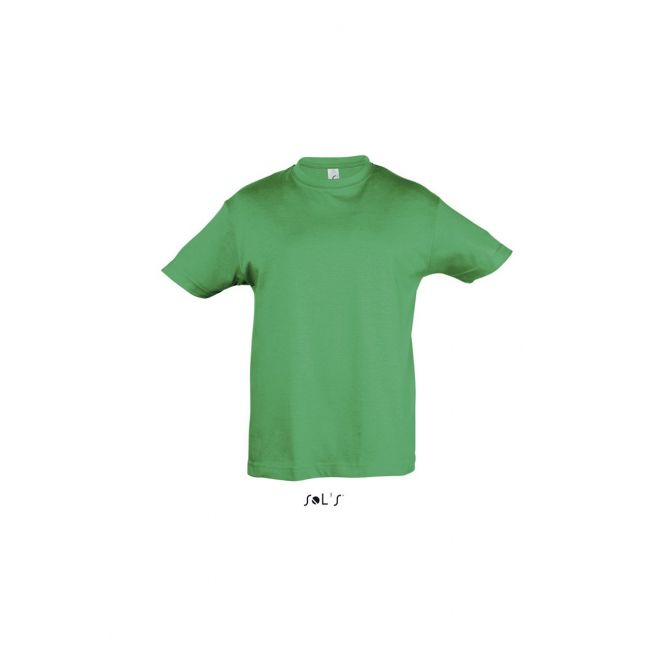 Sol's regent kids - round neck t-shirt culoare kelly green marimea 4a