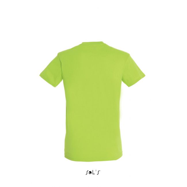 Sol's regent - unisex round collar t-shirt culoare lime marimea s