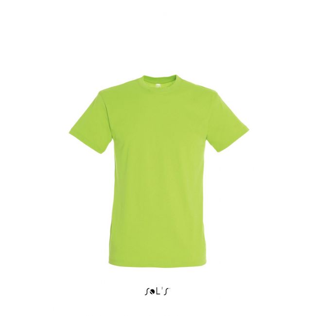 Sol's regent - unisex round collar t-shirt culoare lime marimea xl