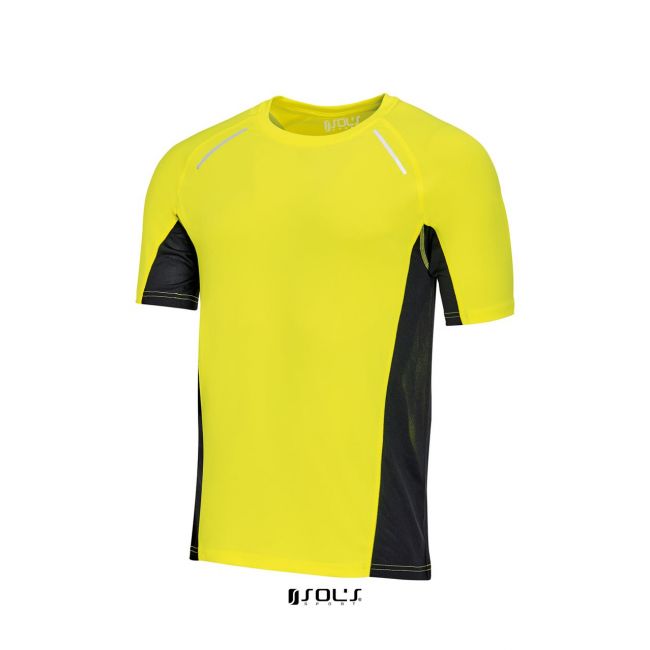 Sol's sydney men - short sleeve running t-shirt culoare neon yellow marimea xl