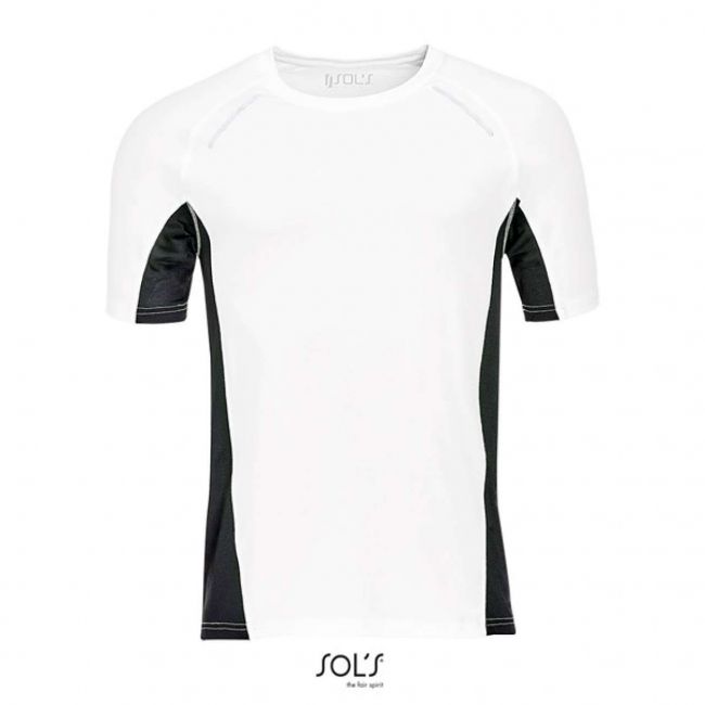 Sol's sydney men - short sleeve running t-shirt culoare white marimea l