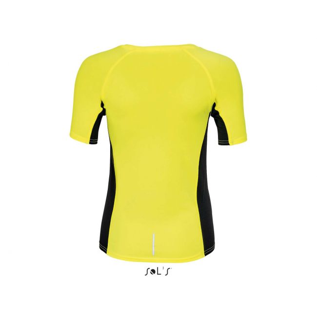 Sol's sydney women - short sleeve running t-shirt culoare neon yellow marimea xs