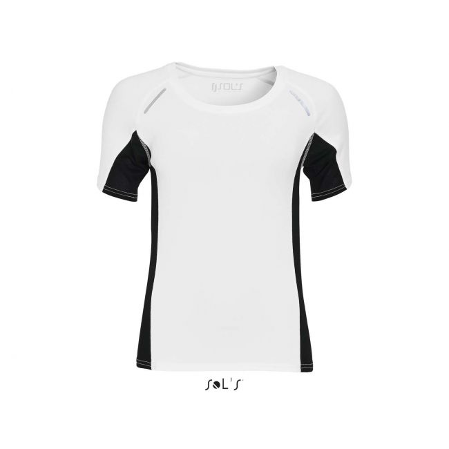 Sol's sydney women - short sleeve running t-shirt culoare white marimea l