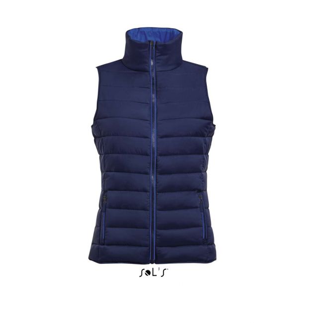 Sol's wave women - lightweight bodywarmer culoare navy marimea xl