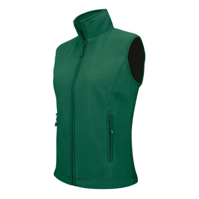 Melodie - ladies' micro fleece gilet culoare forest green marimea 4xl