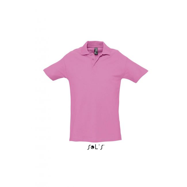 Sol's spring ii - men’s pique polo shirt culoare orchid pink marimea 2xl