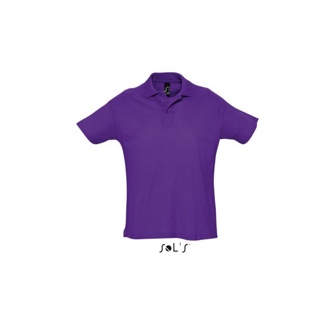 Sol's summer ii - men's polo shirt culoare dark purple marimea l