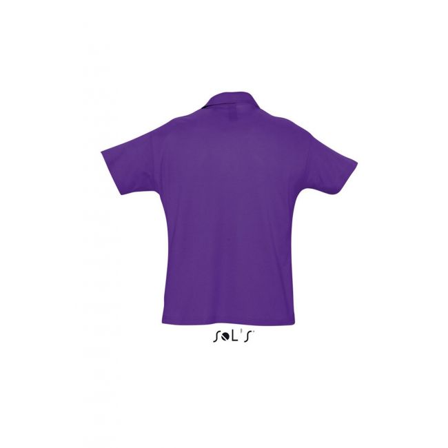 Sol's summer ii - men's polo shirt culoare dark purple marimea xl