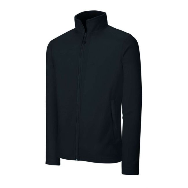 Full zip microfleece jacket culoare black marimea xl