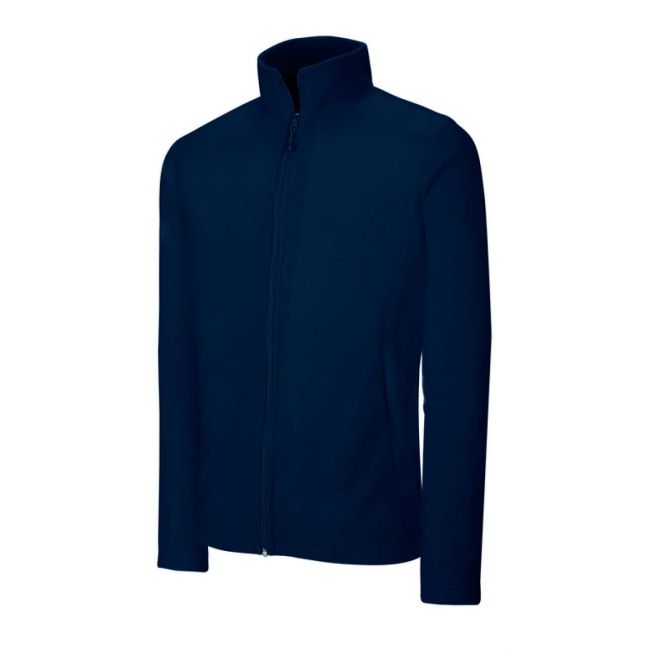 Full zip microfleece jacket culoare navy marimea 4xl