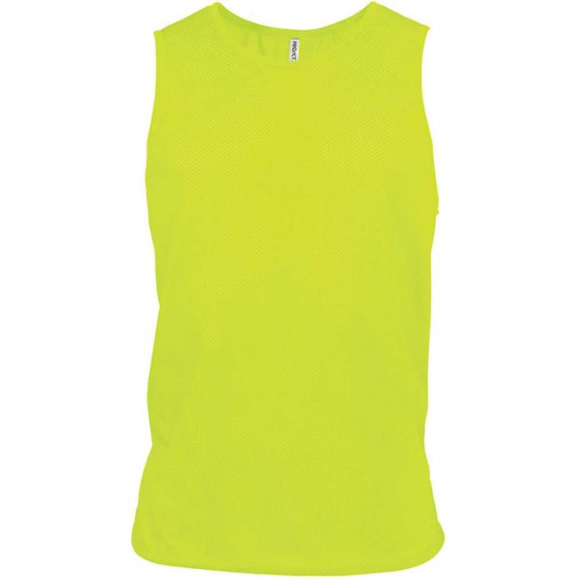 Multi-sports light mesh bib culoare fluorescent yellow marimea s/m