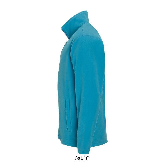 Sol's north men - zipped fleece jacket culoare aqua marimea 5xl