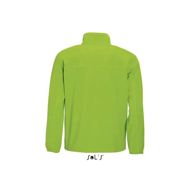 Sol's north men - zipped fleece jacket culoare lime marimea 2xl