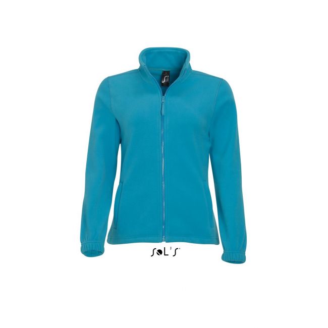 Sol's north women - zipped fleece jacket culoare aqua marimea 2xl