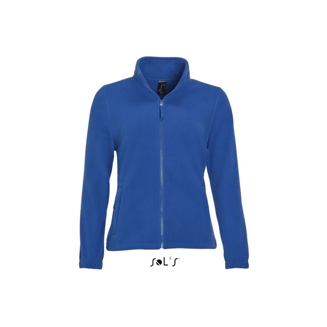 Sol's north women - zipped fleece jacket culoare royal blue marimea l