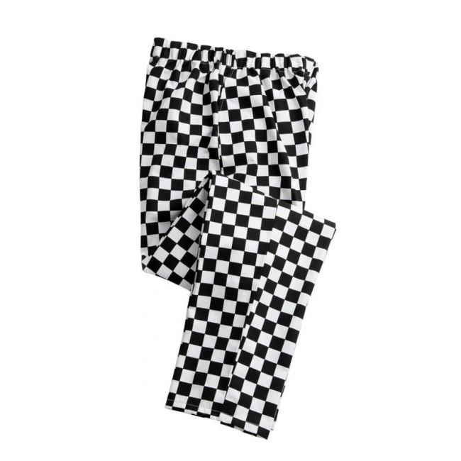 'essential' chef's trousers culoare black/white check marimea 2xl