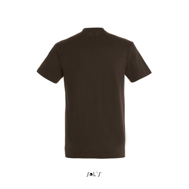 Sol's imperial - men's round collar t-shirt culoare chocolate marimea xs