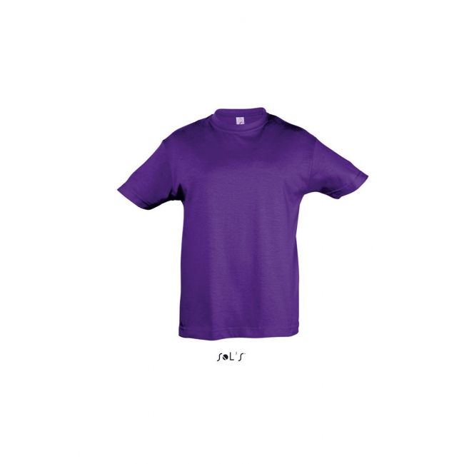 Sol's regent kids - round neck t-shirt culoare dark purple marimea 6a