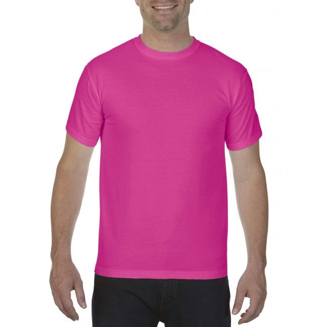 Adult heavyweight tee culoare neon pink marimea s