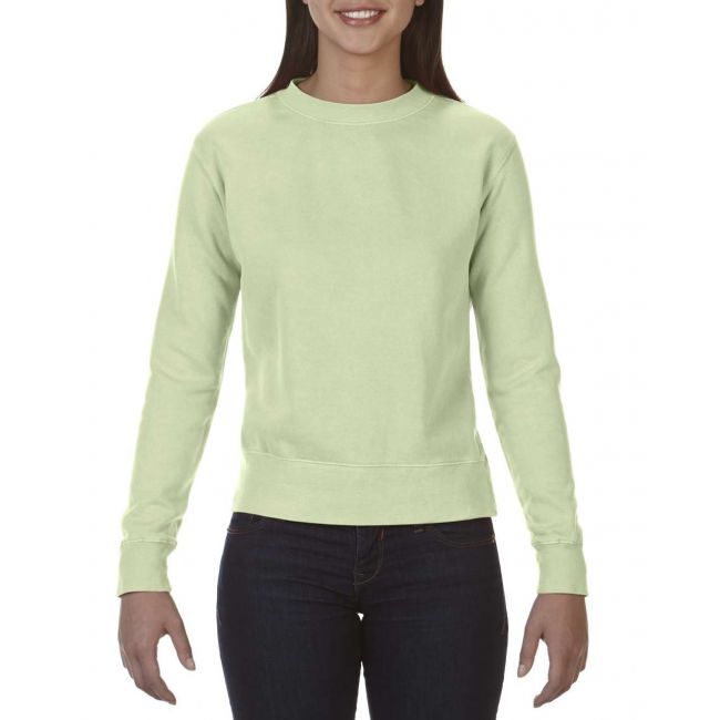 Ladies' crewneck sweatshirt culoare celadon marimea l