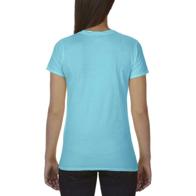 Ladies' lightweight fitted tee culoare lagoon blue marimea s