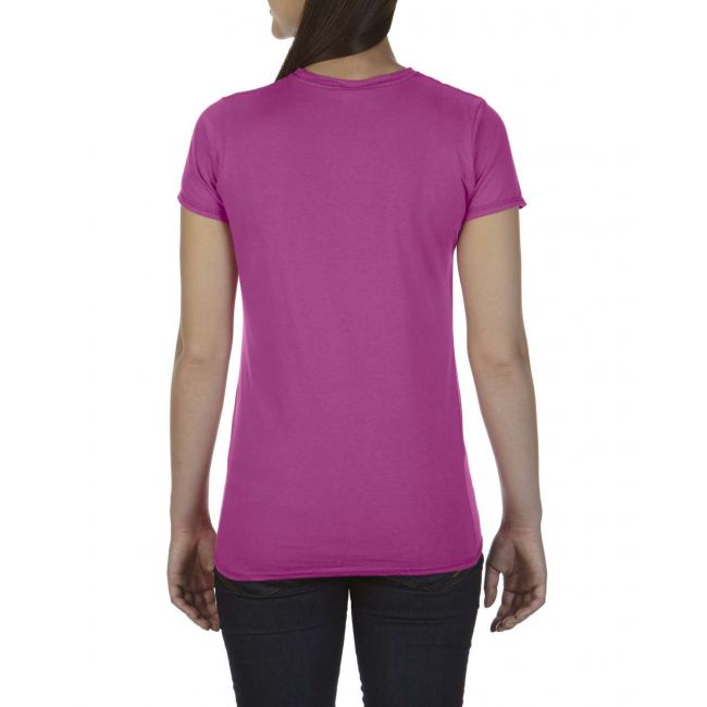 Ladies' lightweight fitted tee culoare raspberry marimea s