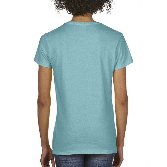 Ladies' midweight v-neck tee culoare chalky mint marimea xl